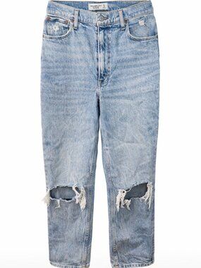 Abercrombie & Fitch The 90s Straight Jeans – Ultra High Rise – Size 27 (4)
